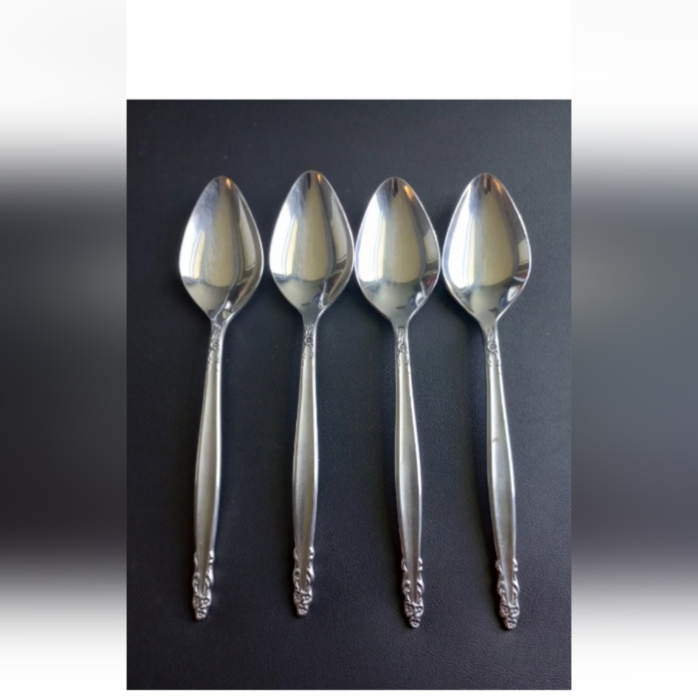 International Stainless Deluxe INSPIRATION Teaspoons 6 1/4" Set Of 4